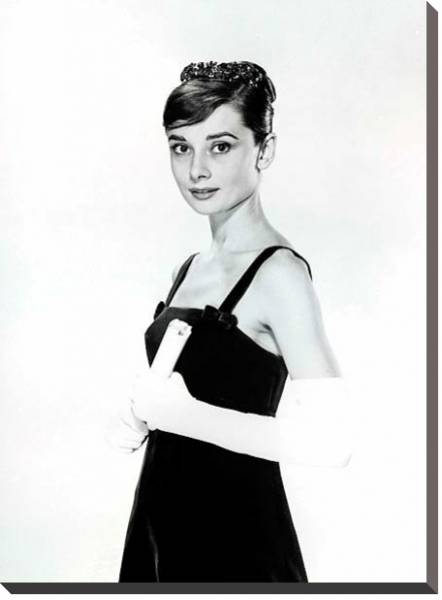 Постер Hepburn, Audrey 45 с типом исполнения На холсте без рамы