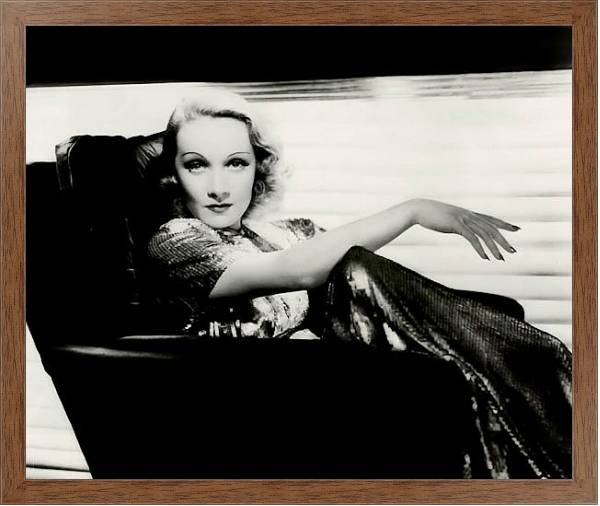 Постер Dietrich, Marlene 22 с типом исполнения На холсте в раме в багетной раме 1727.4310
