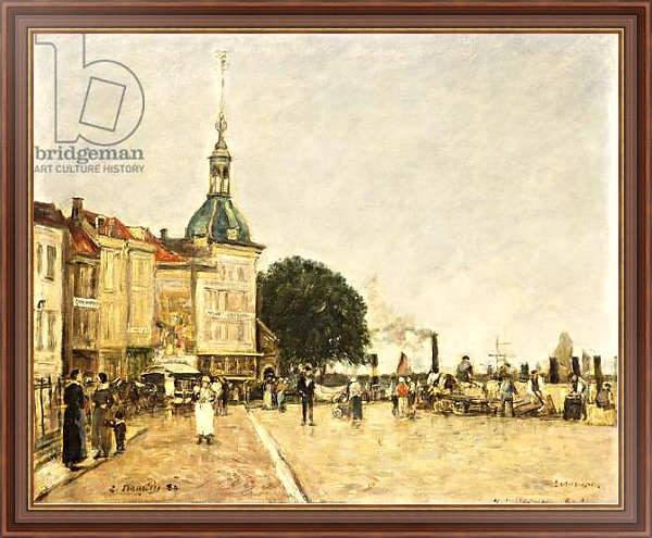 Постер Dordrecht, La Ville, 1884 с типом исполнения На холсте в раме в багетной раме 35-M719P-83