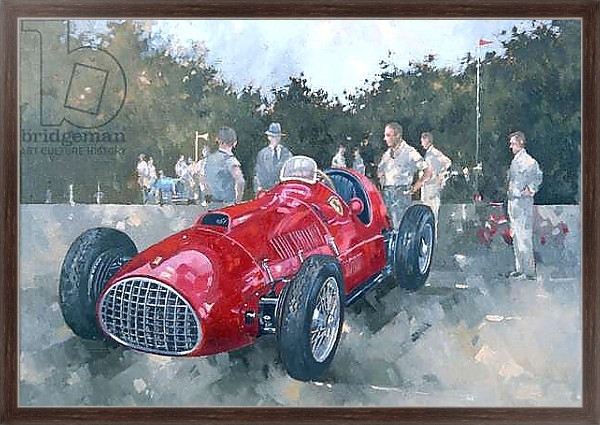 Постер 1951 Ferrari с типом исполнения На холсте в раме в багетной раме 221-02