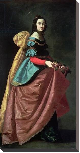 Постер St. Elizabeth of Portugal 1640 с типом исполнения На холсте без рамы