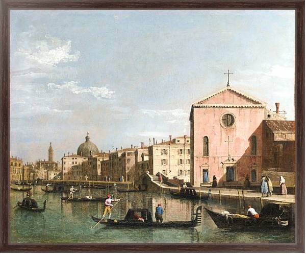 Постер Венеция - Гранд Канал 2 с типом исполнения На холсте в раме в багетной раме 221-02