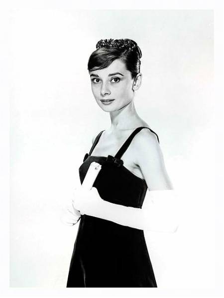 Постер Hepburn, Audrey 45 с типом исполнения На холсте в раме в багетной раме 221-03