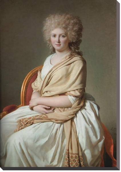 Постер Portrait of Anne-Marie-Louise Thelusson с типом исполнения На холсте без рамы