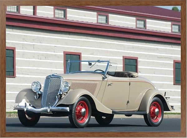Постер Ford V8 Deluxe Roadster '1934 с типом исполнения На холсте в раме в багетной раме 1727.4310