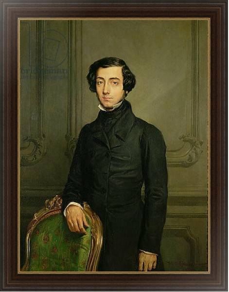 Постер Charles-Alexis-Henri Clerel de Tocqueville 1850 с типом исполнения На холсте в раме в багетной раме 1.023.151