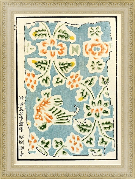 Постер Chinese prints pl.82 с типом исполнения Акварель в раме в багетной раме 484.M48.725