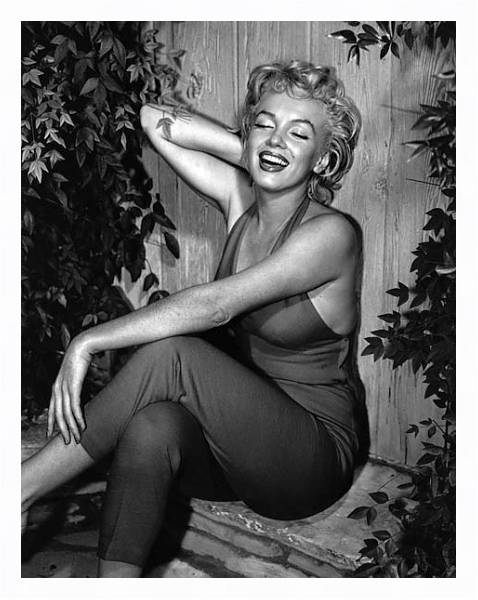 Постер Monroe, Marilyn 129 с типом исполнения На холсте в раме в багетной раме 221-03