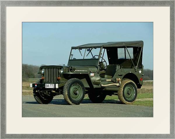 Постер Willys MB Jeep '1942 с типом исполнения Под стеклом в багетной раме 1727.2510