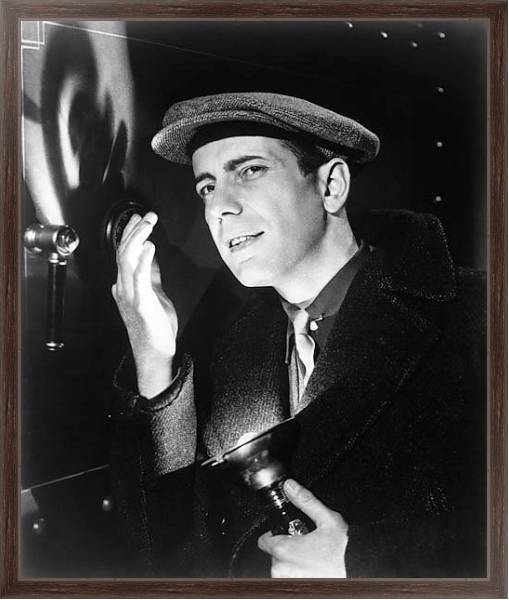 Постер Bogart, Humphrey (Amazing Dr. Clitterhouse, The) с типом исполнения На холсте в раме в багетной раме 221-02
