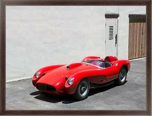 Постер Ferrari 250 Testa Rossa Recreation by Tempero s-n 6301 '1965 с типом исполнения На холсте в раме в багетной раме 221-02