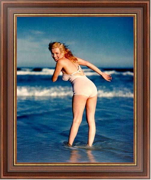 Постер Monroe, Marilyn 35 с типом исполнения На холсте в раме в багетной раме 35-M719P-83