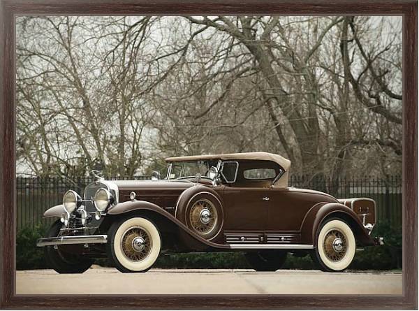 Постер Cadillac V16 452 452-A Roadster by Fleetwood '1930–31 с типом исполнения На холсте в раме в багетной раме 221-02