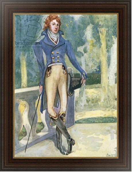 Постер A Man of the Time of George IV 1820-1830 с типом исполнения На холсте в раме в багетной раме 1.023.151