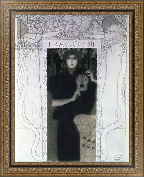 Постер Tragedy, 1897 с типом исполнения На холсте в раме в багетной раме 486.M45.170