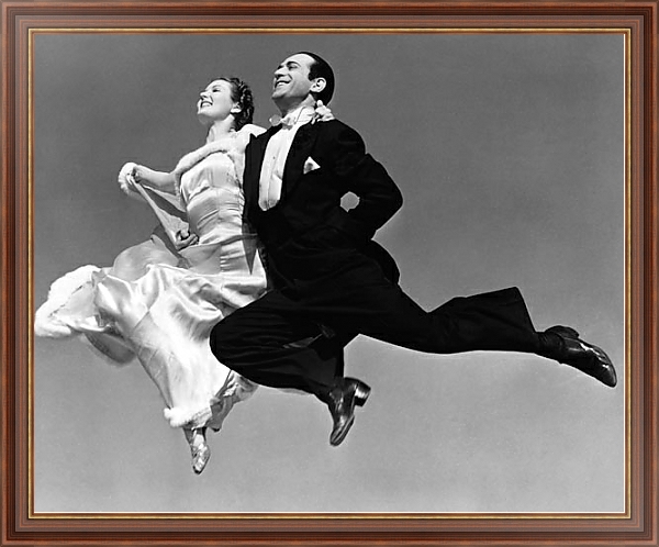 Постер Танцующая пара 2 с типом исполнения На холсте в раме в багетной раме 35-M719P-83