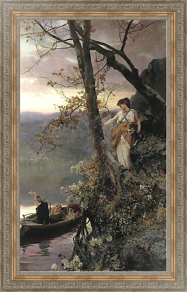 Постер Сцена из римской жизни. 1883 с типом исполнения На холсте в раме в багетной раме 484.M48.310