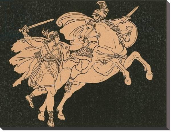 Постер Camilla and the Son of Aunus с типом исполнения На холсте без рамы