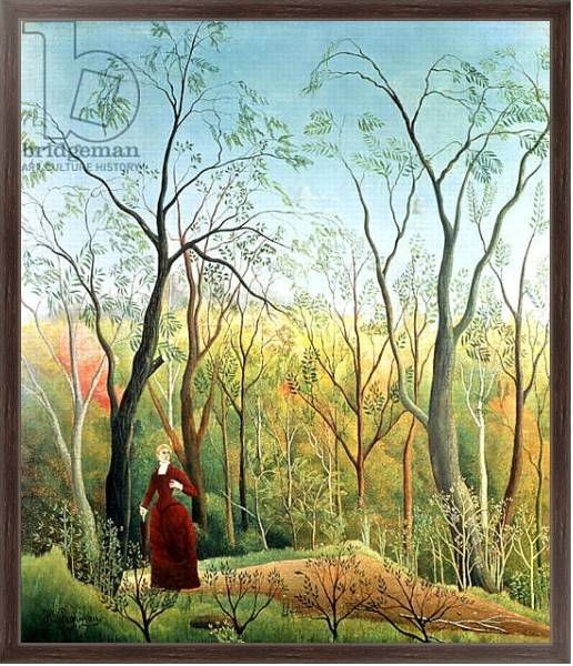 Постер The Walk in the Forest, 1886-90 с типом исполнения На холсте в раме в багетной раме 221-02
