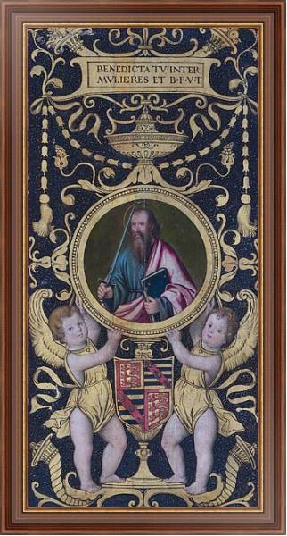 Постер Святой Урсула с типом исполнения На холсте в раме в багетной раме 35-M719P-83