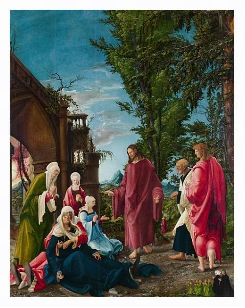 Постер Христос, покидающий свою мать с типом исполнения На холсте в раме в багетной раме 221-03