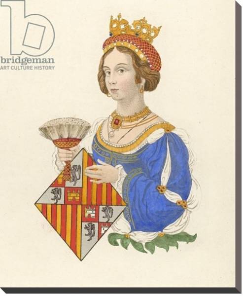 Постер Queen Johanna of Castile с типом исполнения На холсте без рамы