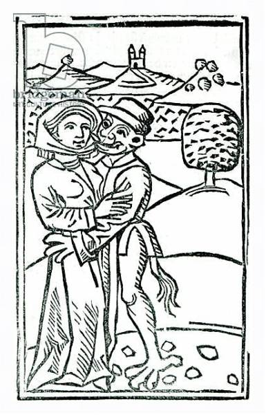 Постер Demon Making Love to a Witch с типом исполнения На холсте в раме в багетной раме 221-03