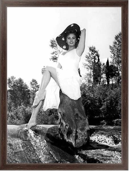 Постер Loren, Sophia (Miller's Beautiful Wife, The) с типом исполнения На холсте в раме в багетной раме 221-02