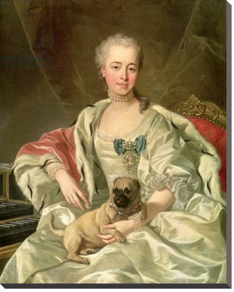Постер Princess Ekaterina Golitsyna 1759 с типом исполнения На холсте без рамы