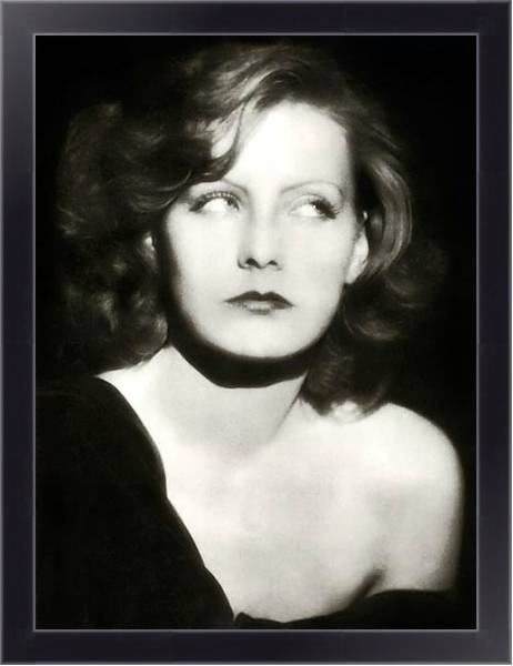 Постер Garbo, Greta 3 с типом исполнения На холсте в раме в багетной раме 221-01