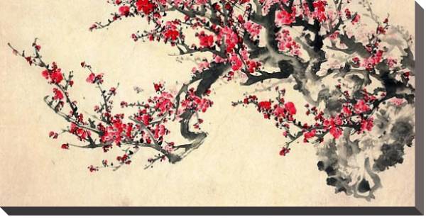 Постер Живопись в китайском стиле 10 с типом исполнения На холсте без рамы