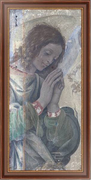 Постер Поклоняющийся ангел 3 с типом исполнения На холсте в раме в багетной раме 35-M719P-83