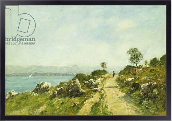 Постер The Road, Antibes; Antibes, la Route, 1893 с типом исполнения На холсте в раме в багетной раме 221-01