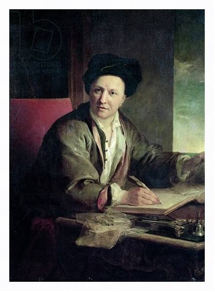 Постер Portrait of Bernard le Bovier de Fontenelle с типом исполнения На холсте в раме в багетной раме 221-03
