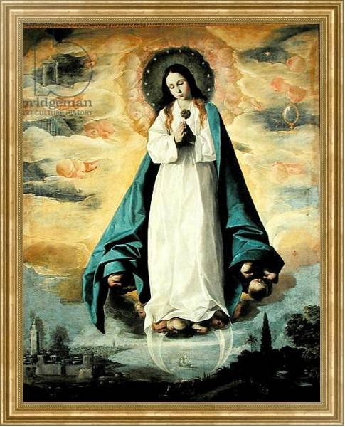 Постер The Immaculate Conception с типом исполнения На холсте в раме в багетной раме NA033.1.051