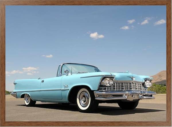 Постер Chrysler Imperial Convertible '1957 с типом исполнения На холсте в раме в багетной раме 1727.4310
