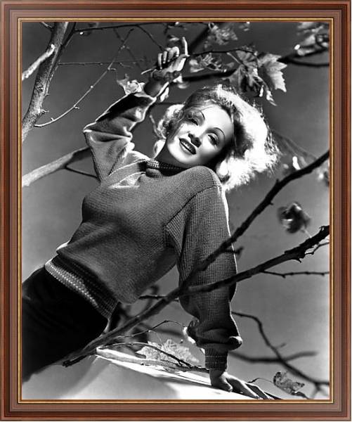 Постер Dietrich, Marlene 2 с типом исполнения На холсте в раме в багетной раме 35-M719P-83