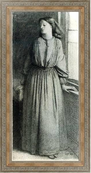 Постер Elizabeth Siddal, May 1854 с типом исполнения На холсте в раме в багетной раме 484.M48.310