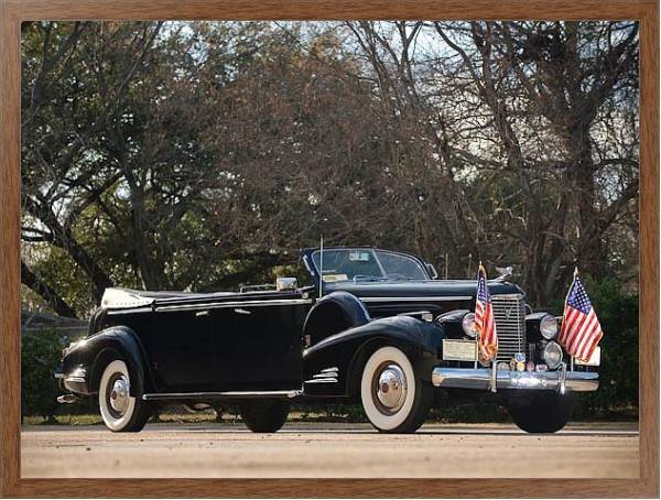 Постер Cadillac V16 Presidential Convertible Limousine '1938 с типом исполнения На холсте в раме в багетной раме 1727.4310