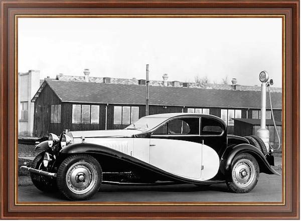 Постер Bugatti Type 50 Coupe Profilee '1931–33 с типом исполнения На холсте в раме в багетной раме 35-M719P-83