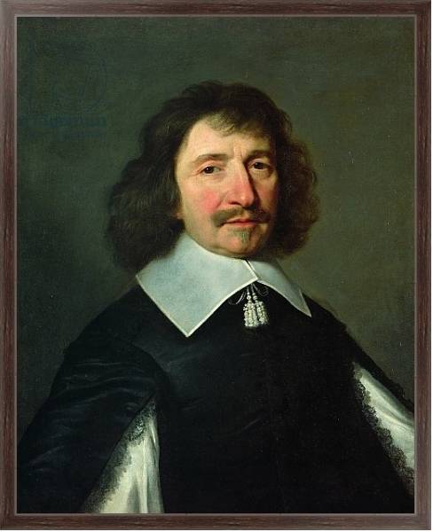 Постер Portrait of Vincent Voiture c.1643-44 с типом исполнения На холсте в раме в багетной раме 221-02