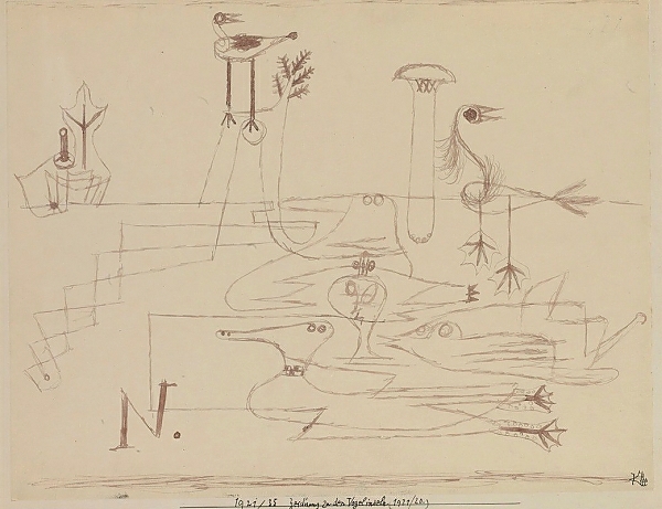 Постер Drawing For Bird Islands с типом исполнения На холсте без рамы