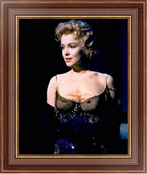 Постер Monroe, Marilyn 60 с типом исполнения На холсте в раме в багетной раме 35-M719P-83