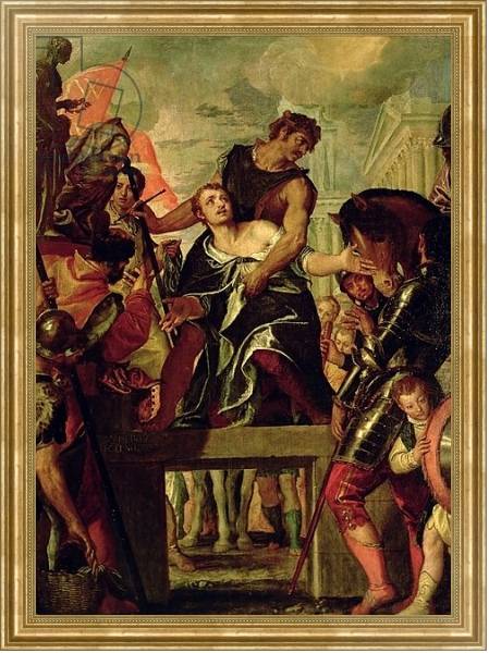 Постер Martyrdom of St. Menas с типом исполнения На холсте в раме в багетной раме NA033.1.051