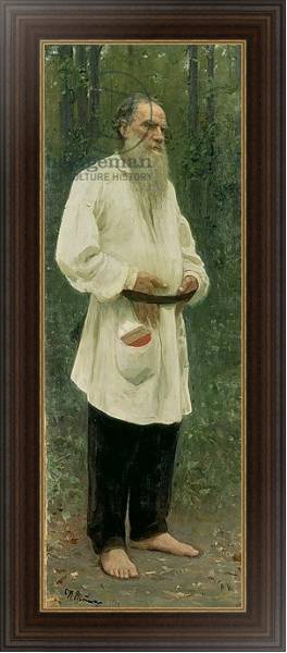 Постер Portrait of Lev Tolstoy 1901 с типом исполнения На холсте в раме в багетной раме 1.023.151