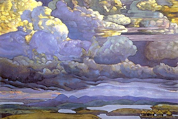 Постер Небесный бой.1912 с типом исполнения На холсте без рамы