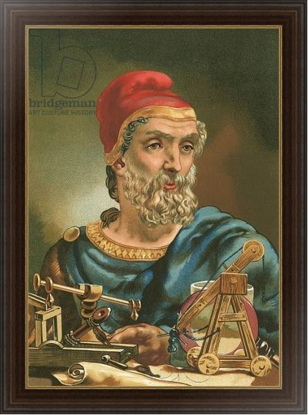 Постер Archimedes с типом исполнения На холсте в раме в багетной раме 1.023.151