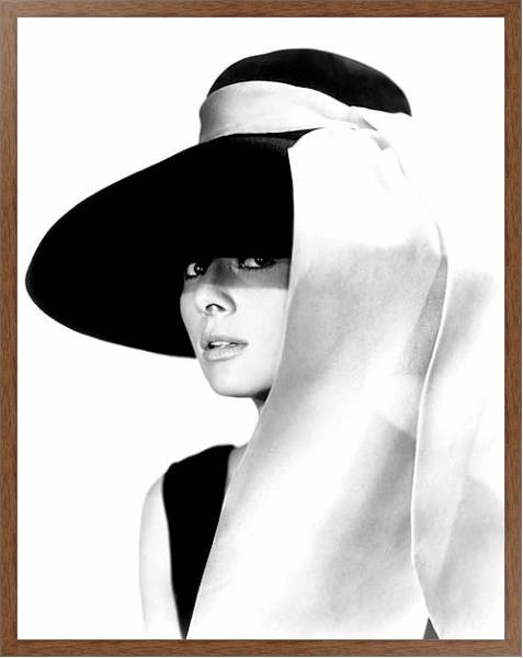 Постер Hepburn, Audrey 48 с типом исполнения На холсте в раме в багетной раме 1727.4310