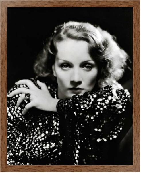 Постер Dietrich, Marlene (Shanghai Express) 6 с типом исполнения На холсте в раме в багетной раме 1727.4310