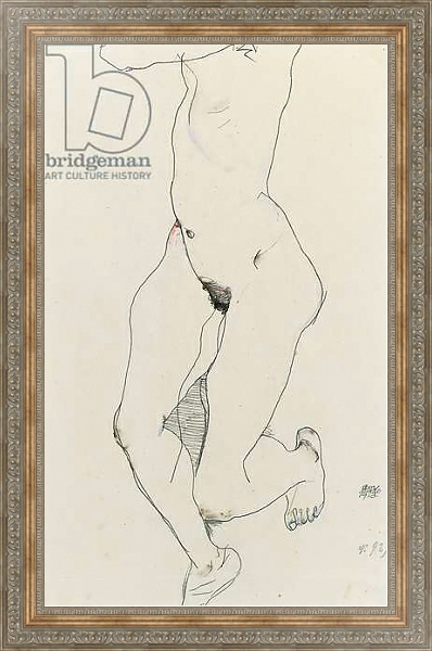 Постер Running woman, 1913 с типом исполнения На холсте в раме в багетной раме 484.M48.310